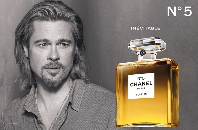 Brad Pitt for Chanel No.5