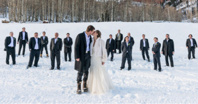 Bailey Chase, Bailey Chase's wedding, Perfect Wedding magazine, Winter wedding