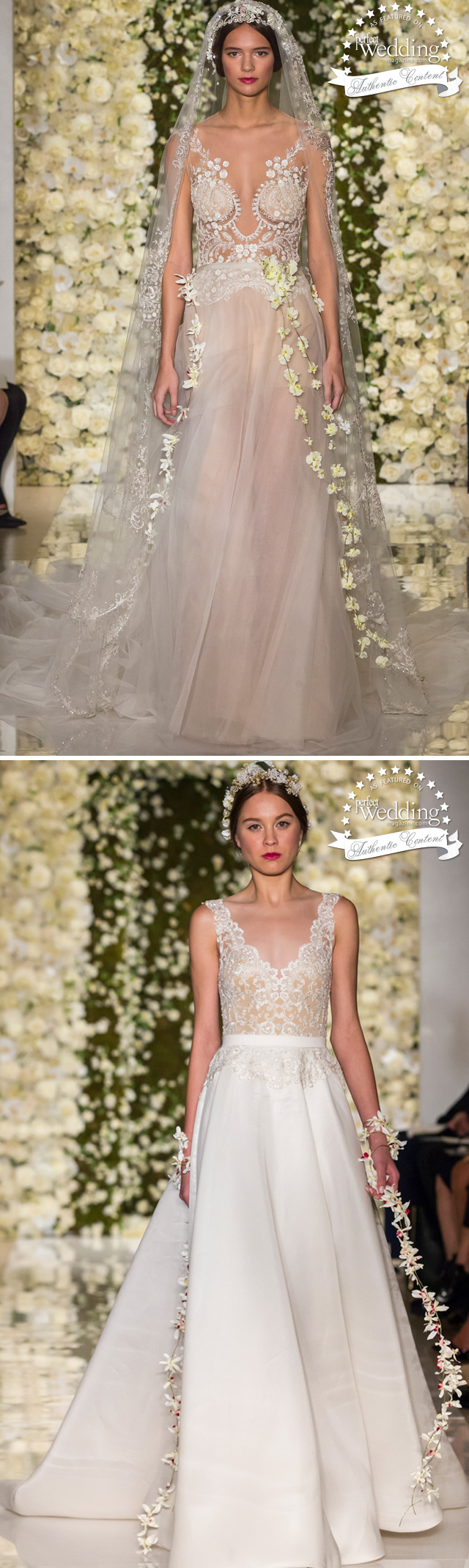 Reem Acra, Bridal, Fall 2015, NY Bridal Week, Perfect Wedding Magazine