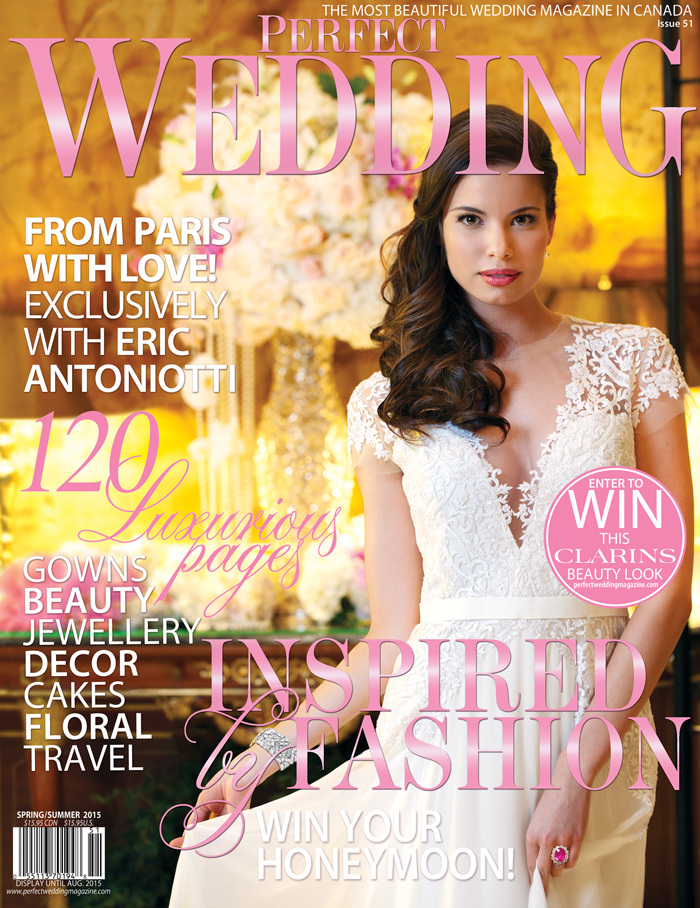 INSPIRED BY FASHION - Perfect Wedding Magazine's new cover for Spring/Summer 2015