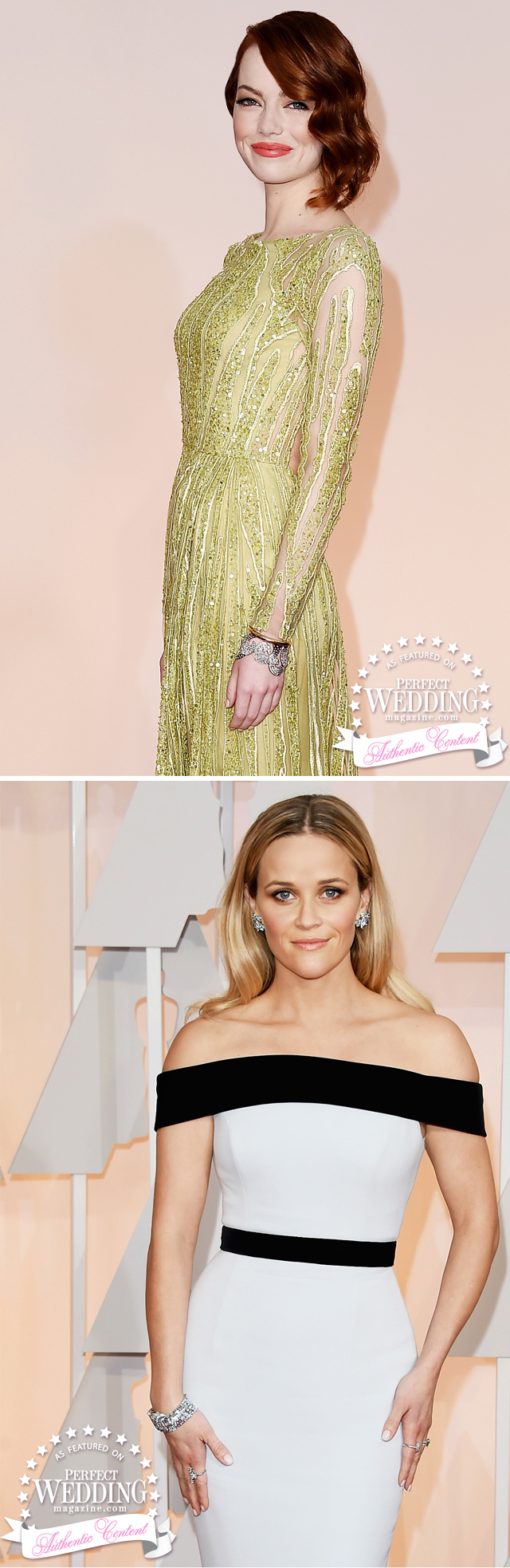 Tiffany & Co., Oscars Night, Annual Academy Awards, Cate Blanchett, Reese Whiterspoon, Emma Stone, Red Carpet Oscar's 2015, Perfect Wedding Magazine