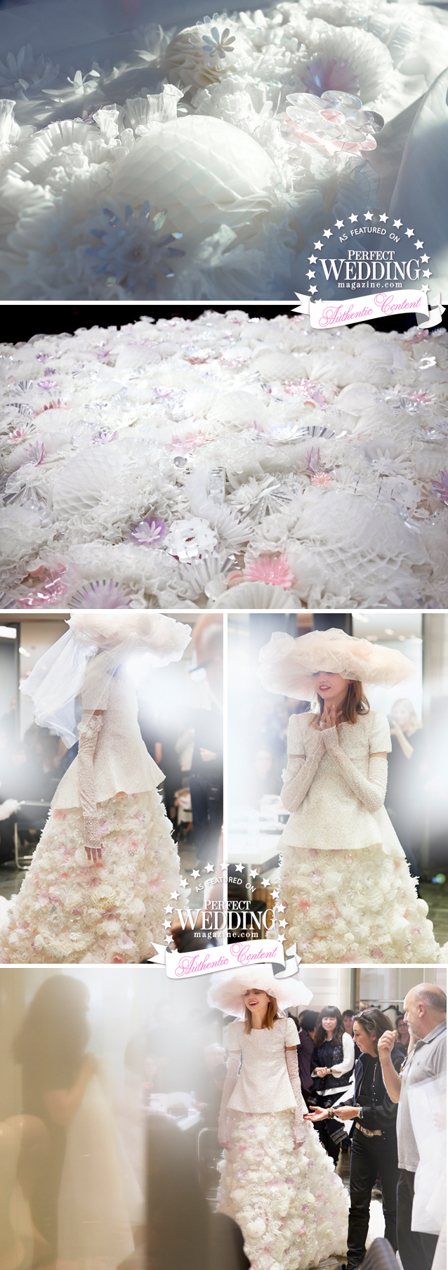 Chanel, Chanel Wedding Gown, Haute Couture Spring Summer 2015, Chanel Ateliers, Perfect Wedding magazine