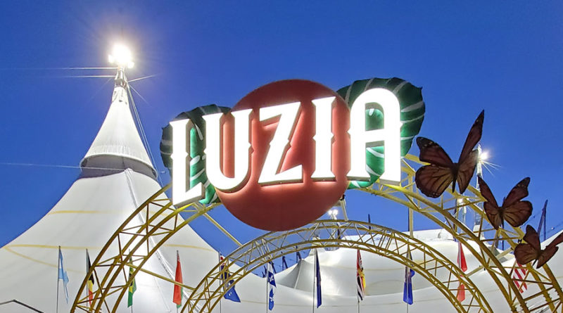 Outside the BigTop at the LUZIA Cirque Du Soleil performance