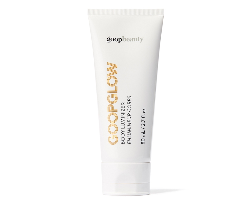 GoopGlow Body luminizer is a luxurious lotion for legs, shoulders, décolletage and collarbones