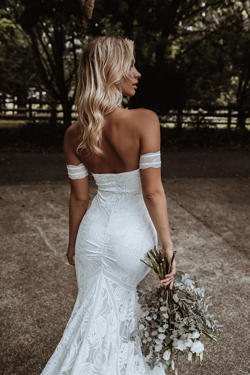 Grace Loves Lace 'Palm dress' in Perfect Wedding Magazine
