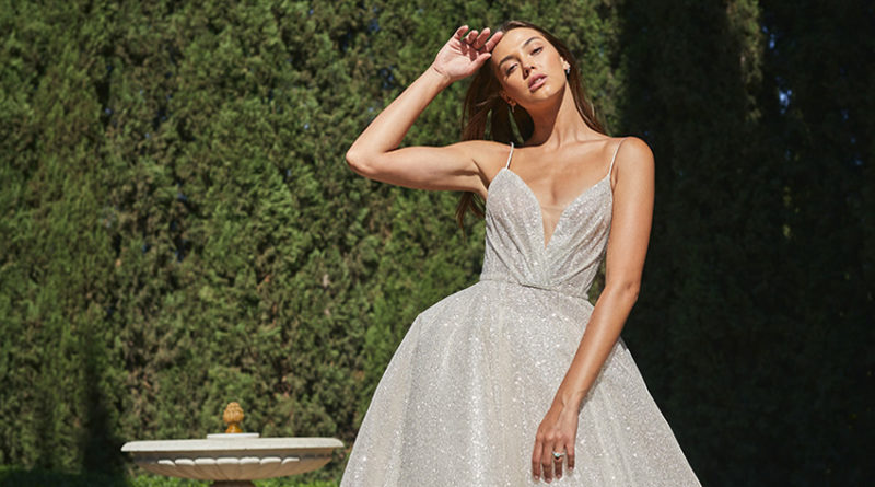 Monique Lhuillier Spring 2021 bridal collection is all about femininity and romance as seen in Perfect Wedding Magazine