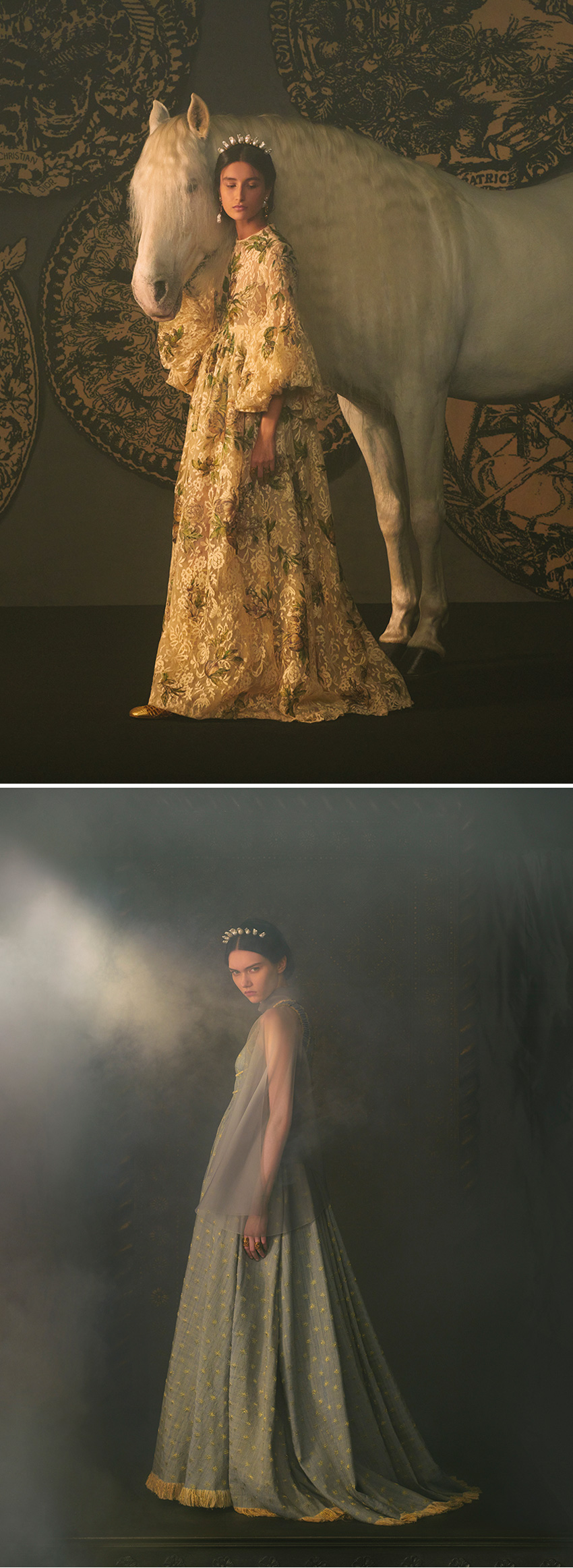 Maria Grazia Chuiri designs Dior's Haute Couture Spring Summer 2021 inspired in the realm of Tarot featured in Perfect Wedding Magazine
