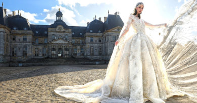 Ziad Nakad Haute Couture Spring Summer 2021 collection features a wedding dress that took 3 months of work featured in Perfect Wedding Magazine