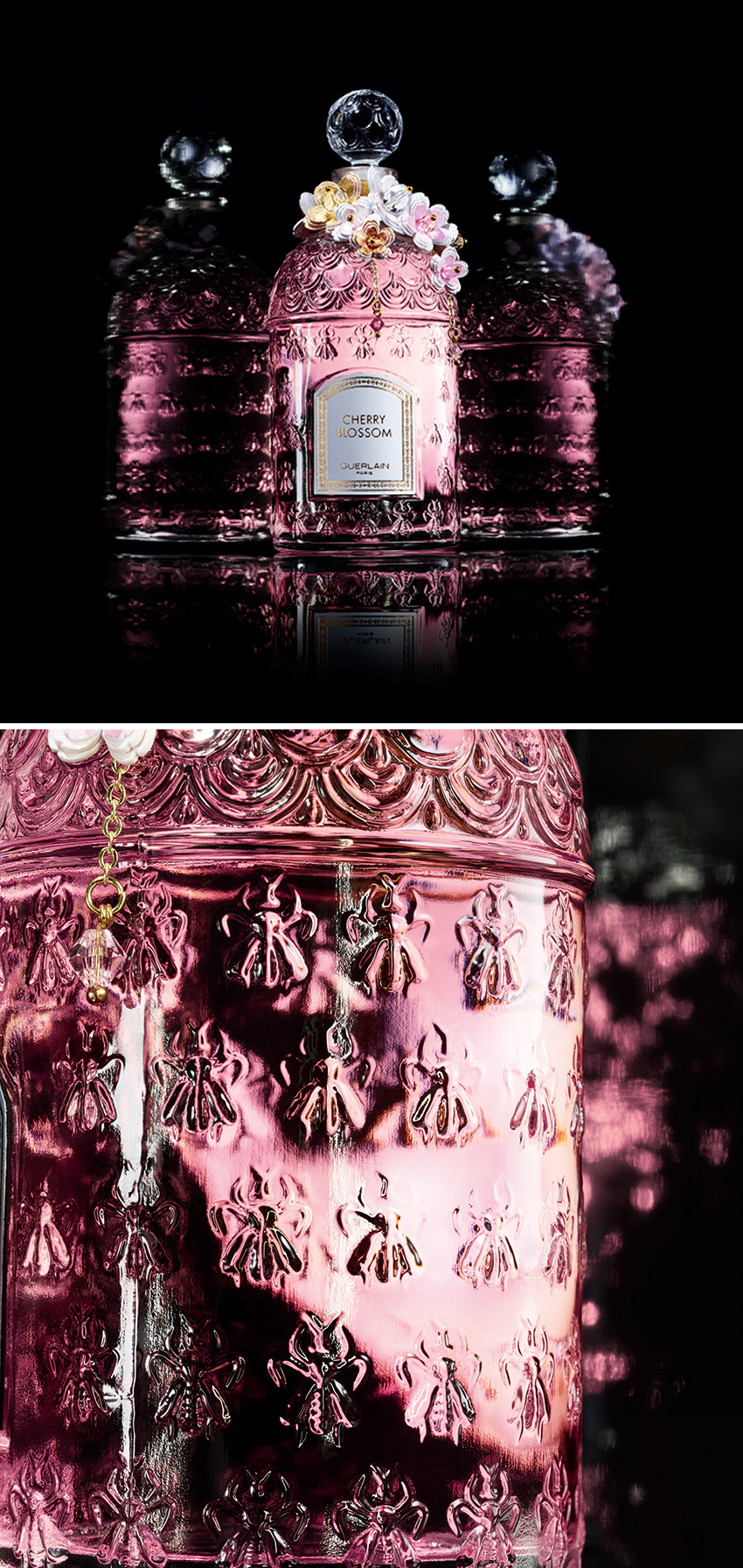 Guerlain Cherry Blossom limited edition bottle celebrates the rebirth of Spring 