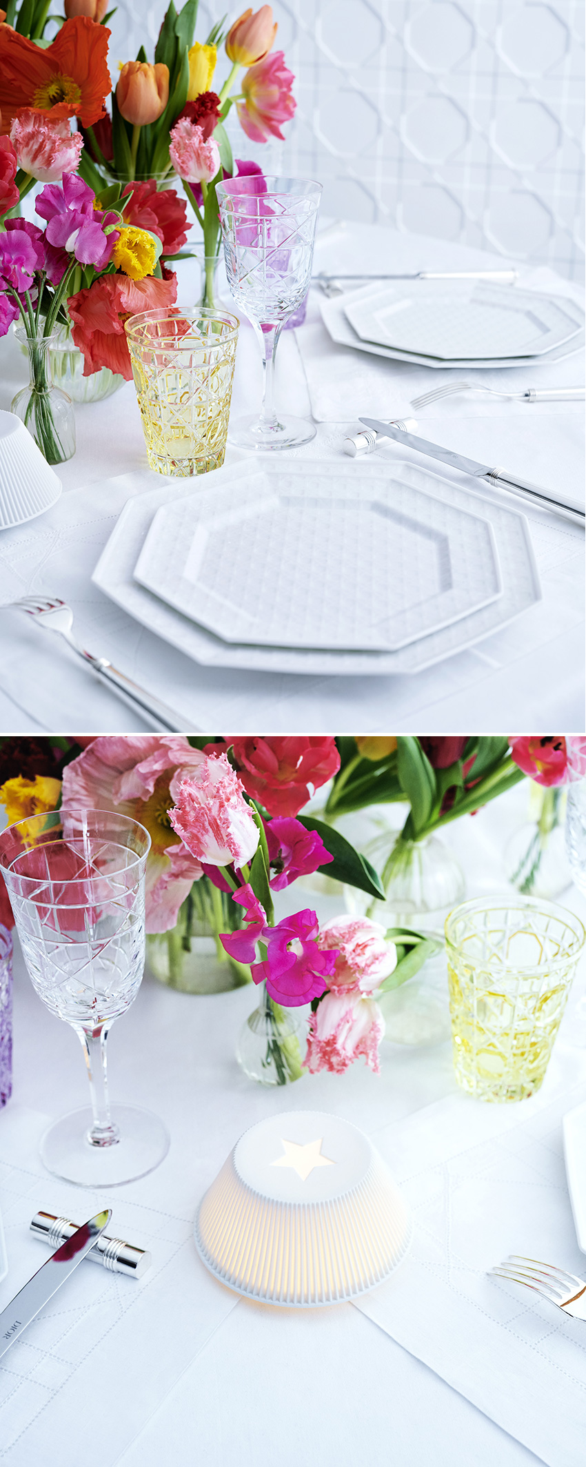 Dior Maison The Cannage Miss Dior tableware collection