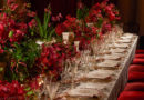 Table Décor with Dior Maison tableware for Dior Gala in the Teatro La Fenice, Venice Italy