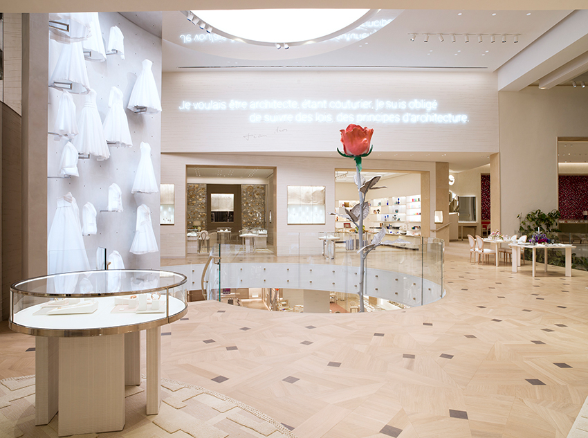Dior Store in Paris interior look
