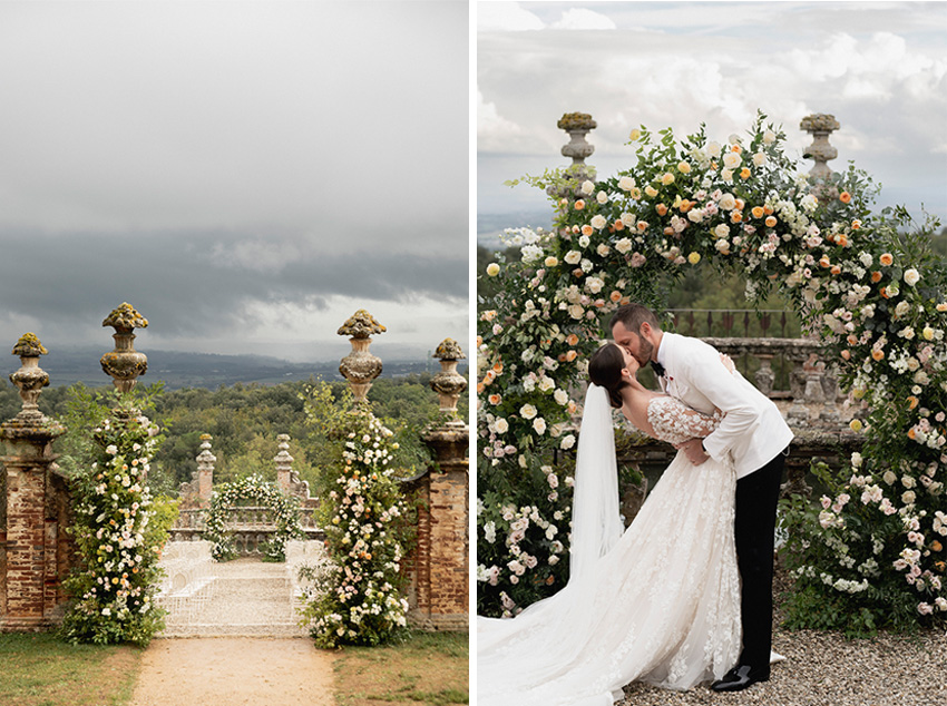 Justin Alexander weds in an Italian Castle