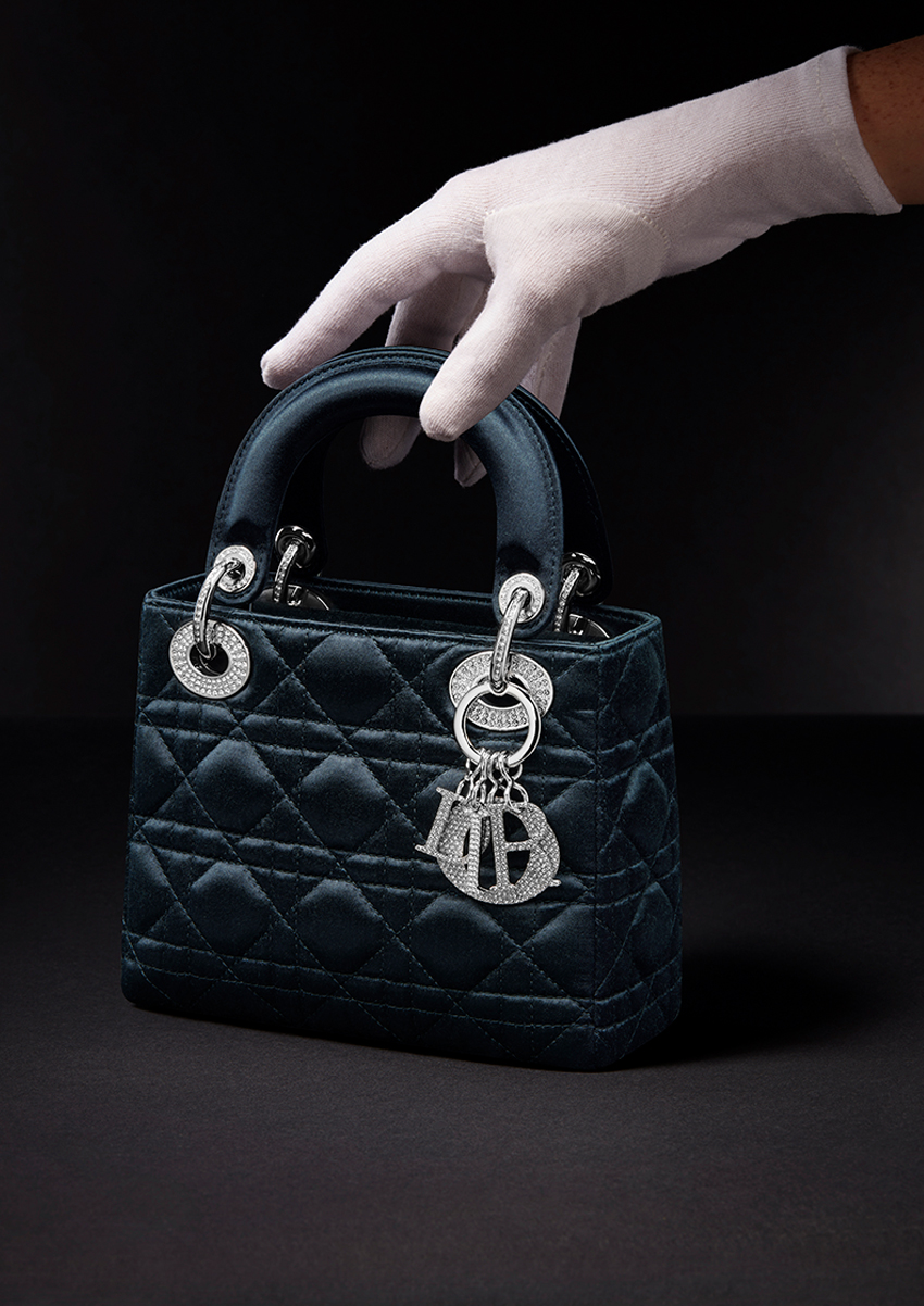An exclusive reedition of the Lady Dior bag as worn by Lady Diana