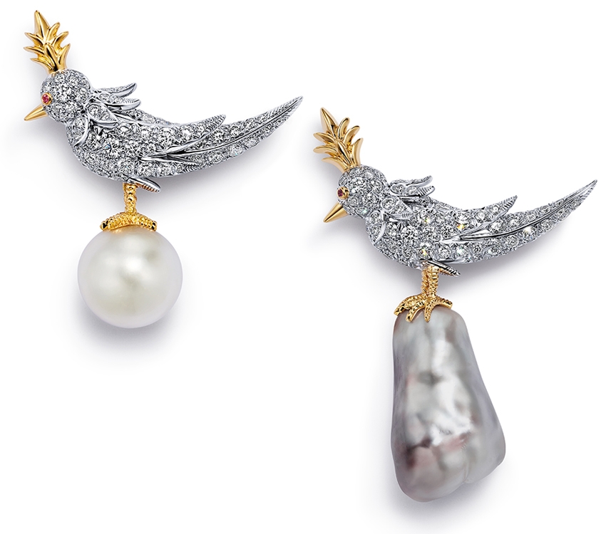 Tiffany & Co. SchlumbergerTM Bird on a Pearl brooch