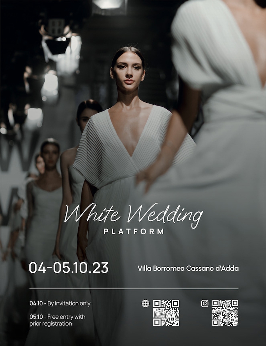 White Wedding Platform bridal event in Milan