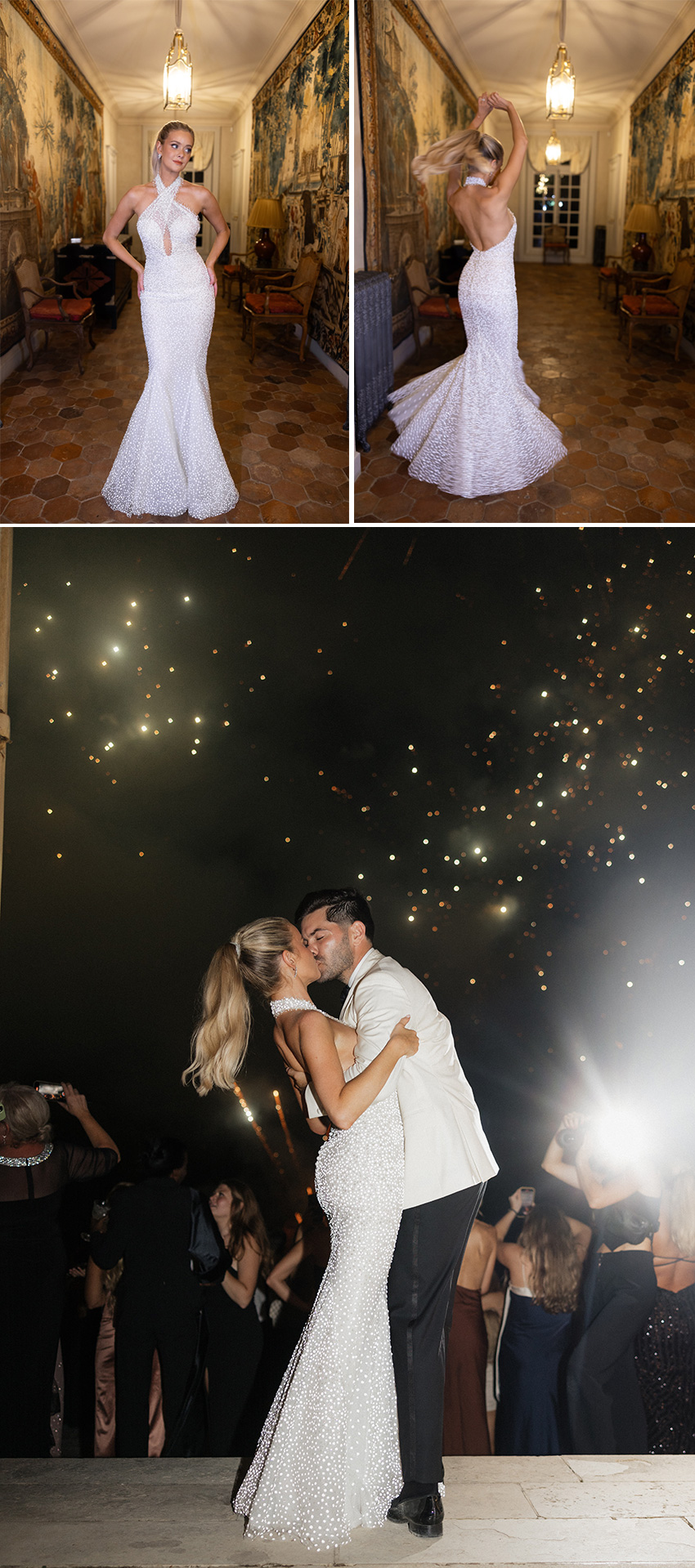 Hannah Godwin and Dylan Barbour wedding in France