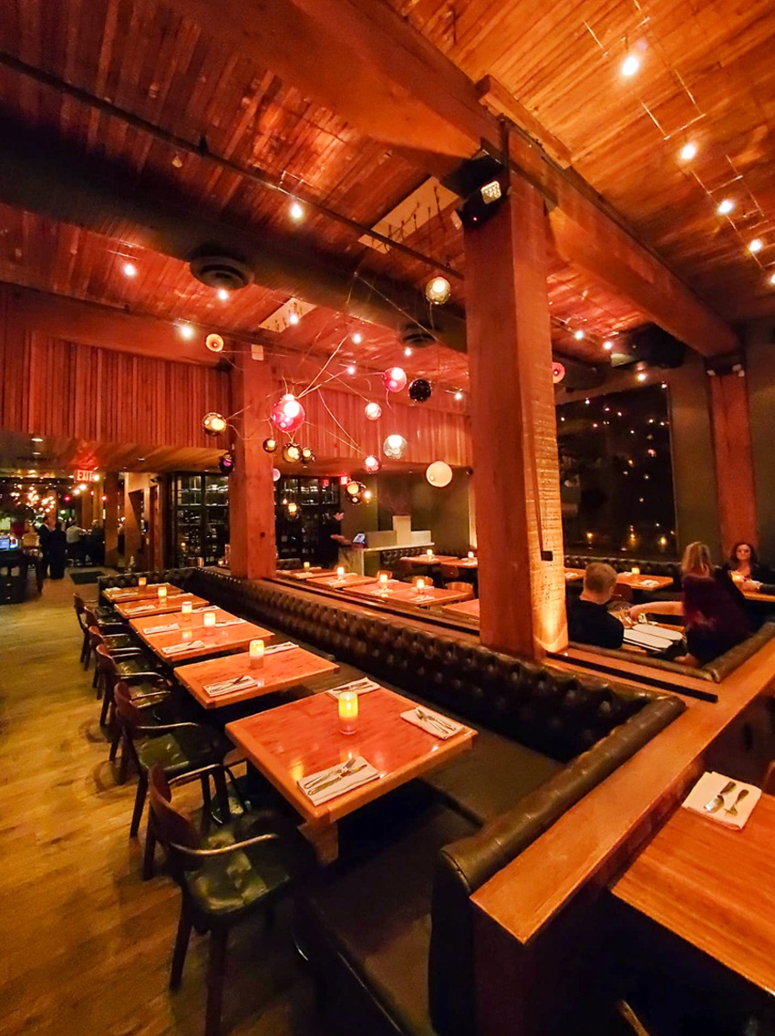 Interior of the Chambar Restaurant in Vancouver