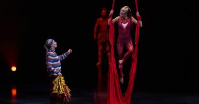 The Innocent performer at Kooza Cirque du Soleil show
