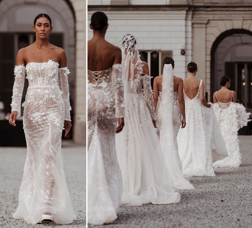 Ricca Sposa Spring Summer 2025 fashion show in Milan at White Wedding Platform