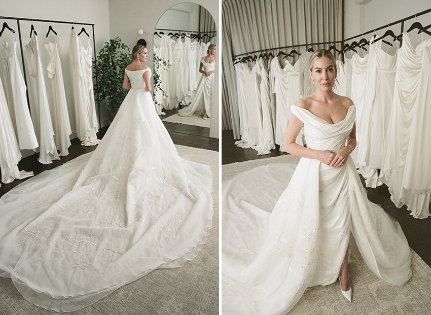 Bridal designer Katherine Tash own wedding dress